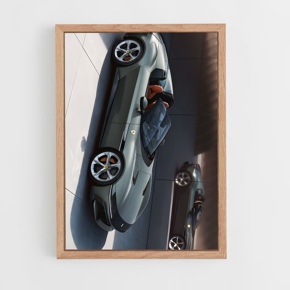 Poster Le Pilote Solitaire – affiche Ferrari (vue 4)